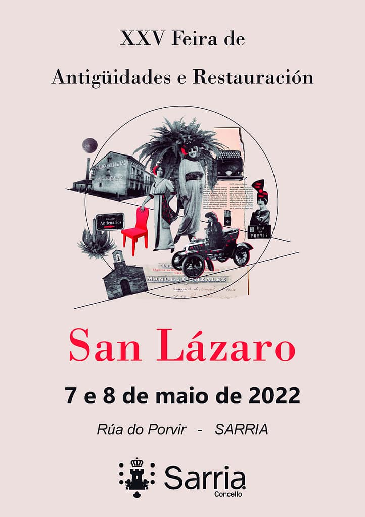Cartel XXV Feira de Antiguidades Sarria